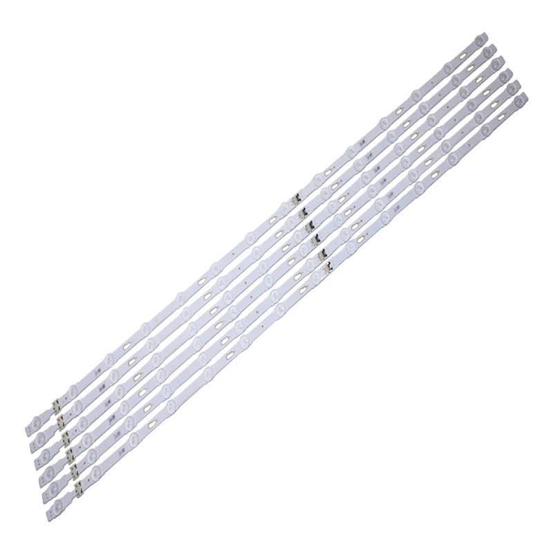 LED Backlight strip 6+8 lamps ForSamsung 55 inch TV E306084/E251781 MU6100-55INCH-R/L-8/6EA-170724/170724-4*1.5 Anode tv parts | Компьютеры