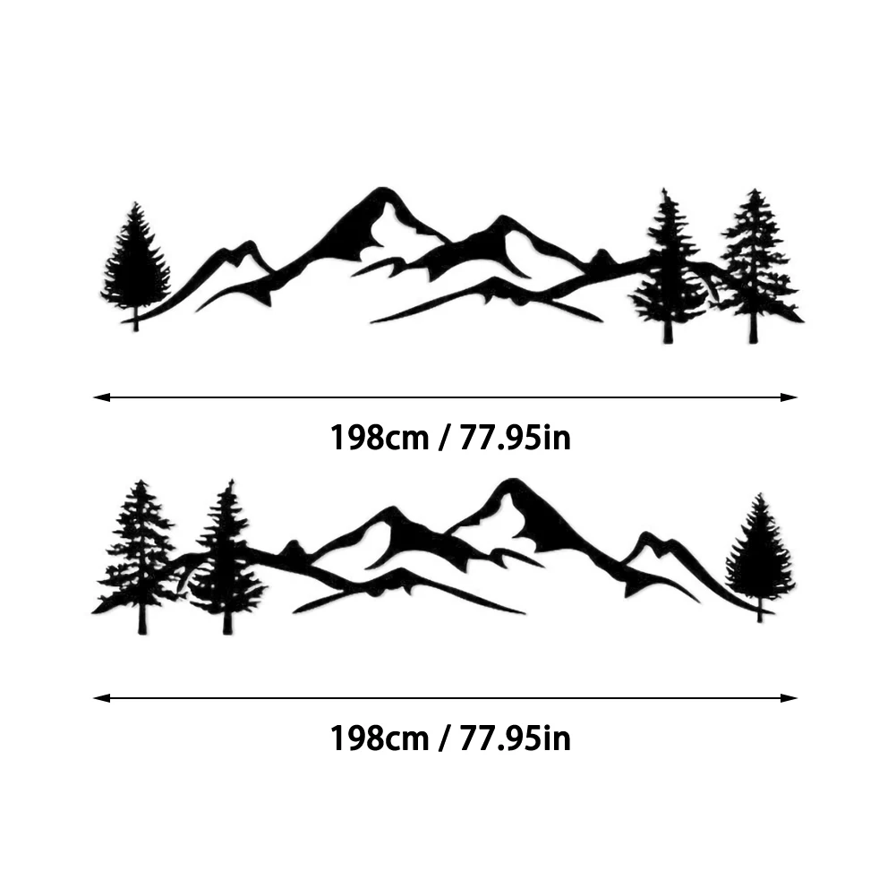 198cm 5 Colors Tree Mountain Car Decor PET Forest Sticker Auto Decal For SUV RV Camper Offroad Car Styling
198cm 5 Colors Tree Mountain Car Decor PET Forest Sticker Auto Decal For SUV RV Camper Offroad Car Styling