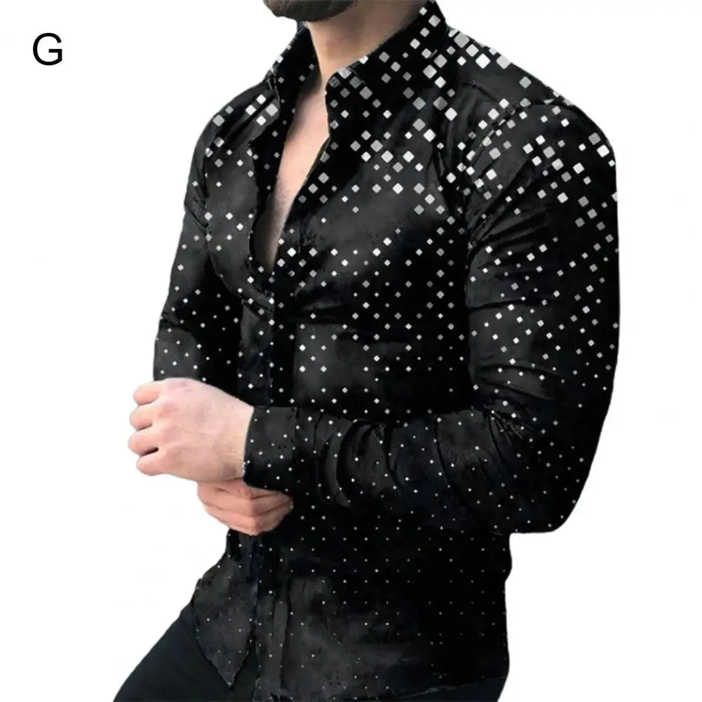 Men Shirt Fashion Print Single-breasted Autumn Winter Loose-fitting Turndown Collar Top for Dating
Men Shirt Fashion Print Single-breasted Autumn Winter Loose-fitting Turndown Collar Top for Dating