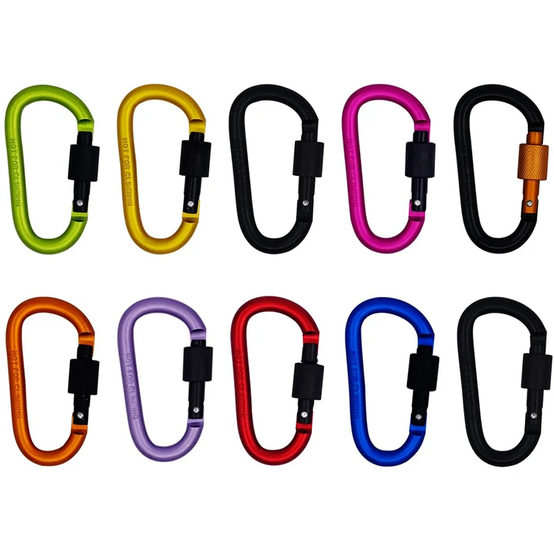 1pcs buckle D-ring lock key outdoor carabiners Aluminum mountaineering carbine clip camping Hiking buckle Locking Accessories
1pcs buckle D-ring lock key outdoor carabiners Aluminum mountaineering carbine clip camping Hiking buckle Locking Accessories