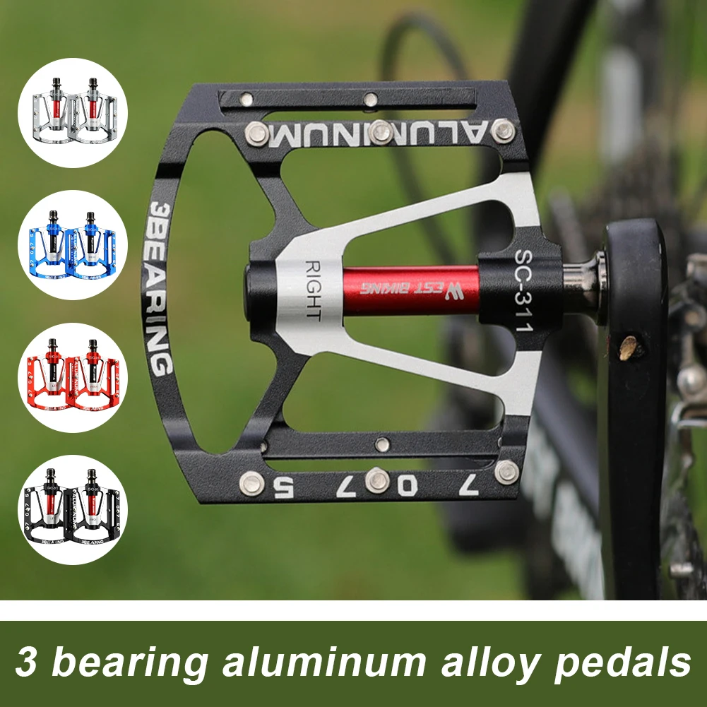 Bike Pedal 3 Bearings Anti-Slip Large Platform Aluminum Alloy Flat Mountain Bike Road Bike Pedals Lightweight Bike Accessories
Bike Pedal 3 Bearings Anti-Slip Large Platform Aluminum Alloy Flat Mountain Bike Road Bike Pedals Lightweight Bike Accessories