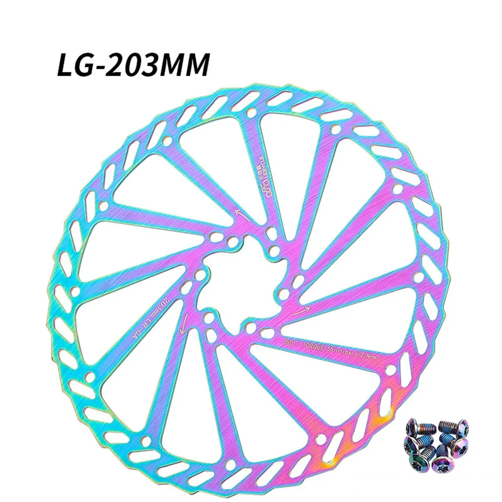 Bike Disc Brake Rotor 160/180/203mm Hydraulic Disc Pad With 6 Bolts For -Shimano Steel Material Vacuum Plating Bike Brake Rotor
Bike Disc Brake Rotor 160/180/203mm Hydraulic Disc Pad With 6 Bolts For -Shimano Steel Material Vacuum Plating Bike Brake Rotor