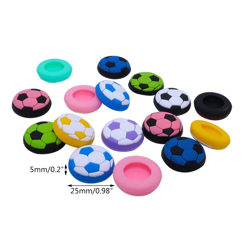 

10 Pieces Replacement Joystick Caps for X-box One Gamepad Controllers, For PS5 Thumbsticks Cover Thumb Grip Stick Cap