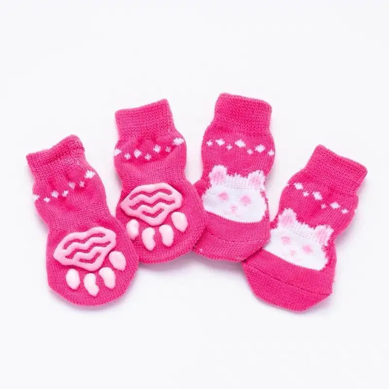 Dog Booties Socks Luxury 4-piece Set of Pet Cat Socks,Small and Medium-sized Dog Cotton Non-slip Cartoon Pet Shoes and Socks
Dog Booties Socks Luxury 4-piece Set of Pet Cat Socks,Small and Medium-sized Dog Cotton Non-slip Cartoon Pet Shoes and Socks