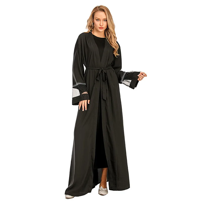 American Muslim fashion clothing islam women's abaya kaftan sequins dress female muslim robe open abaya cardigan kimono MSL210
American Muslim fashion clothing islam women's abaya kaftan sequins dress female muslim robe open abaya cardigan kimono MSL210