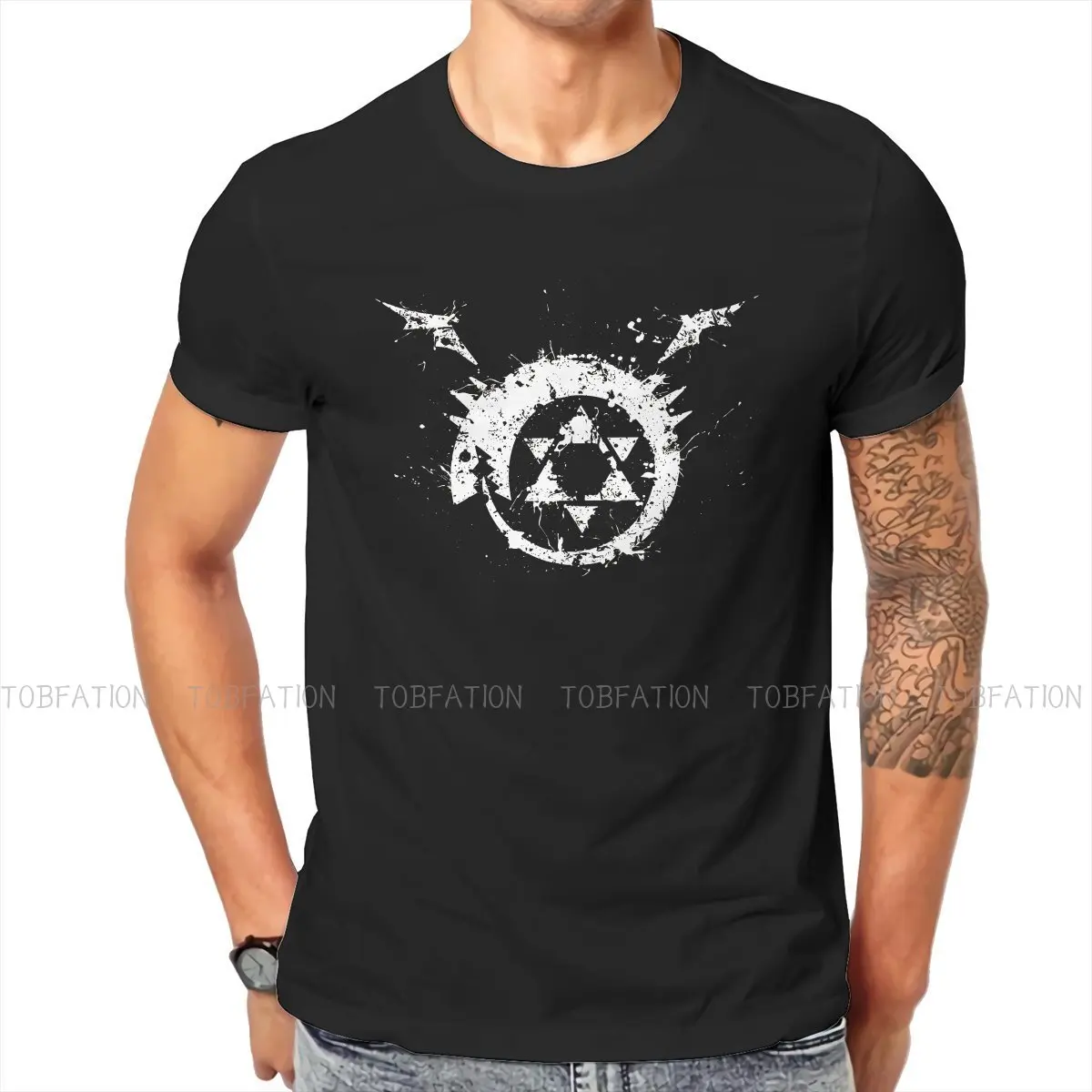 Homunculus Ouroboros Fullmetal Alchemist Adventure Blood Fantasy T Shirt O-Neck TShirt Big sales Harajuku Men's Streetwear
Homunculus Ouroboros Fullmetal Alchemist Adventure Blood Fantasy T Shirt O-Neck TShirt Big sales Harajuku Men's Streetwear