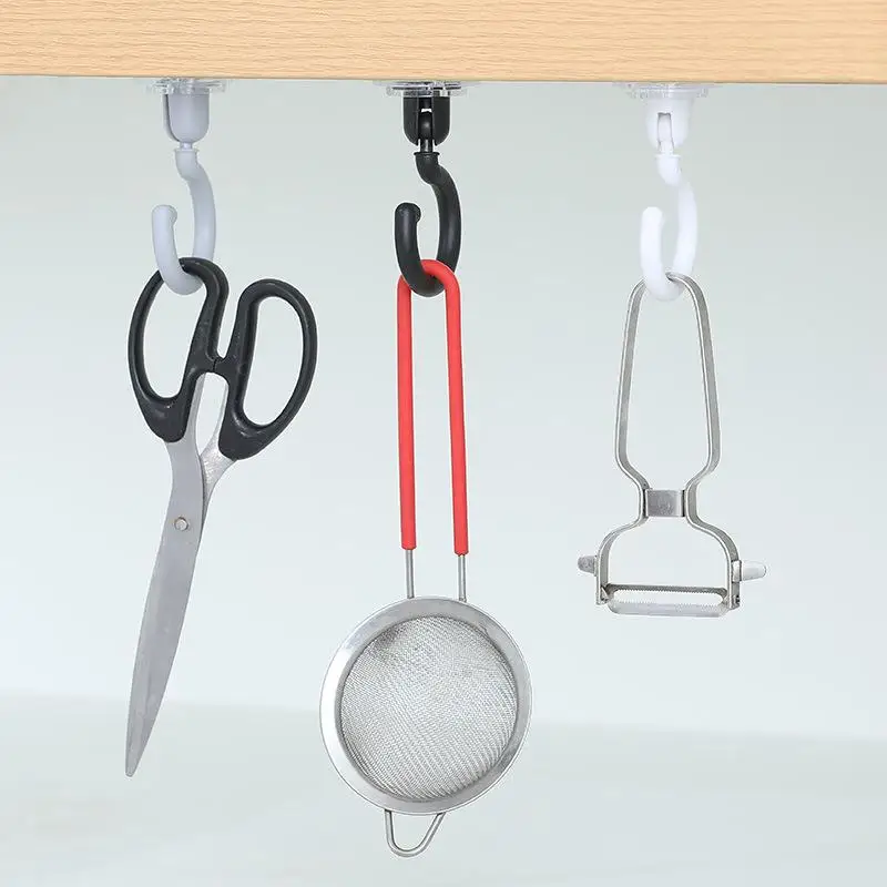1Pcs Home Kitchen Wall Rack Strong Adhesive Wall Rotary Hook Adhesive Hook Is Strong And Transparent Punch-Free Universal Hook
1Pcs Home Kitchen Wall Rack Strong Adhesive Wall Rotary Hook Adhesive Hook Is Strong And Transparent Punch-Free Universal Hook
