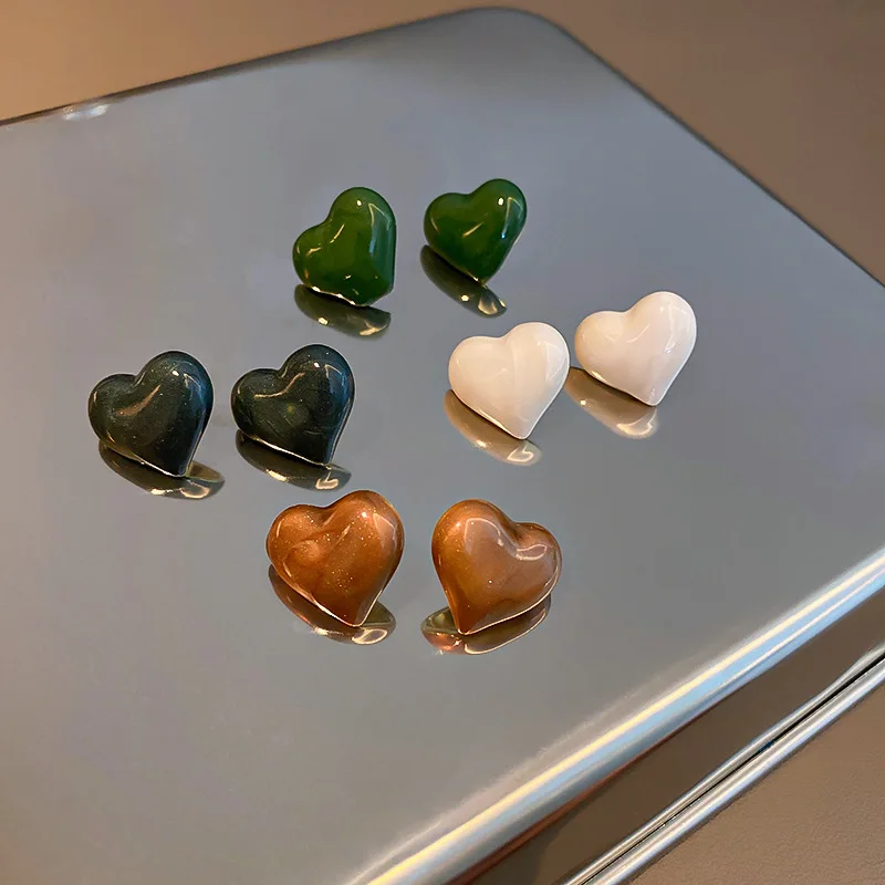 Retro Multi Designs Multicolour Enamel Love Heart Pendant Earrings for Women Ladies Alloy Shiny Dangle Earrings Accessories
Retro Multi Designs Multicolour Enamel Love Heart Pendant Earrings for Women Ladies Alloy Shiny Dangle Earrings Accessories