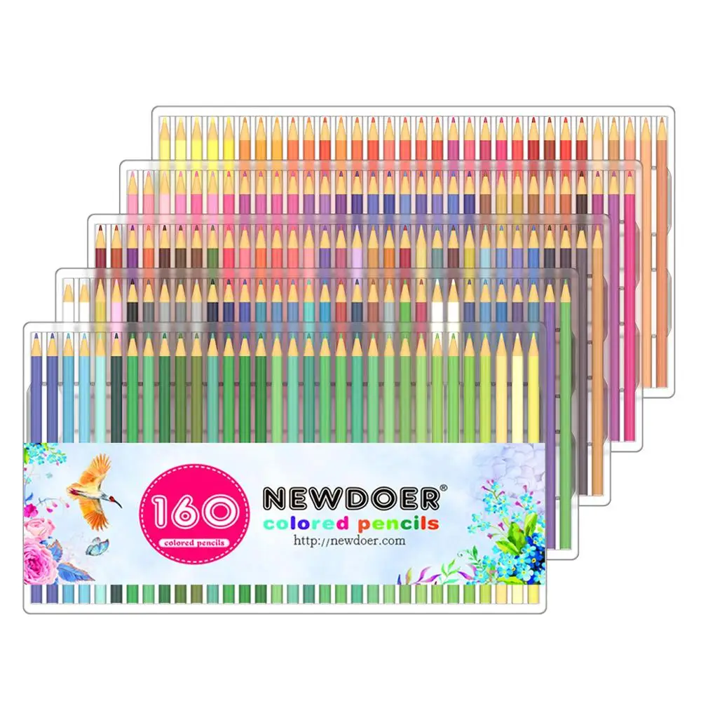 NEWDOER 160 Colors Wood Colored Pencils Set Lapis De Cor Artist Painting Oil Color Pencil For School Drawing Sketch Art Supplies
NEWDOER 160 Colors Wood Colored Pencils Set Lapis De Cor Artist Painting Oil Color Pencil For School Drawing Sketch Art Supplies