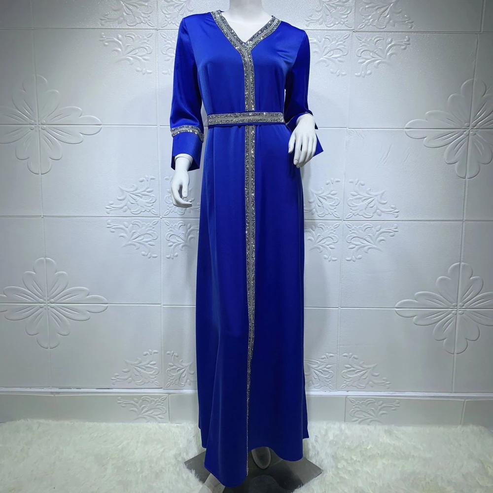 Women Dubai Jalabiya Abaya Maxi Dress Loose Satin Long Sleeve Self Belted Gown Muslim Islam Arab Ethnic Turkey Ramadan Party Eid
Women Dubai Jalabiya Abaya Maxi Dress Loose Satin Long Sleeve Self Belted Gown Muslim Islam Arab Ethnic Turkey Ramadan Party Eid