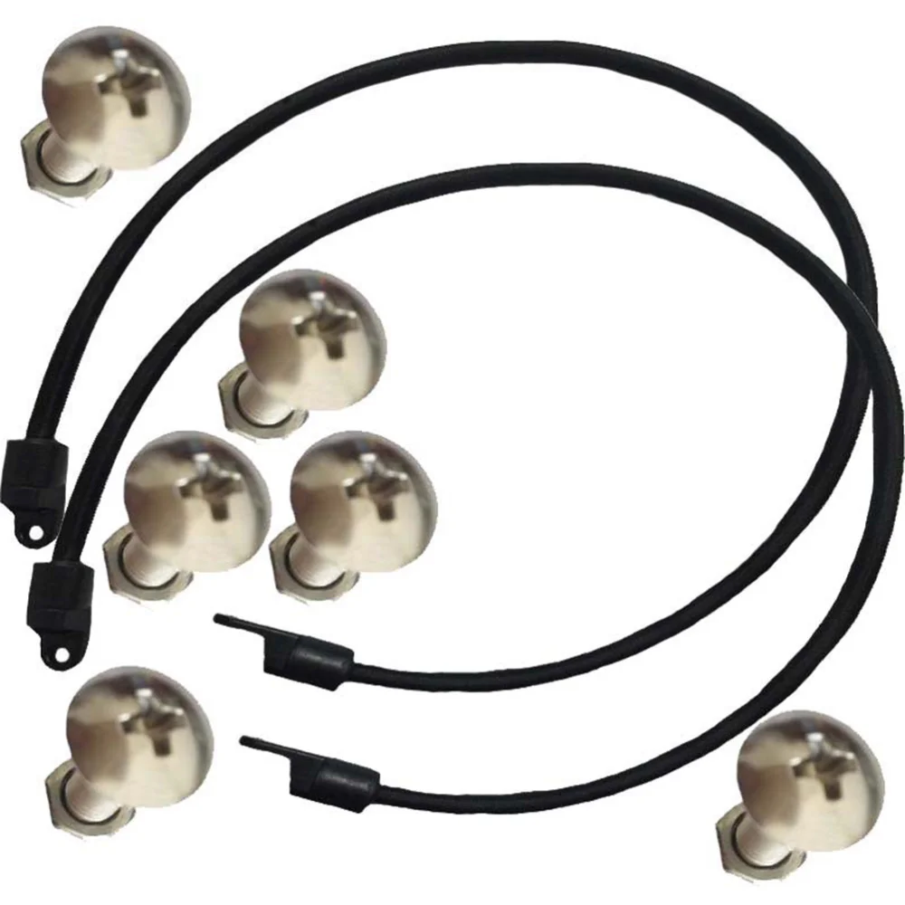 18 Pcs/1 Set Kayak Fittings Bungee Cord Fixed Buckle Screw Nut Elastic Cord Terminal Ends for Kayaks Boat (Black)
18 Pcs/1 Set Kayak Fittings Bungee Cord Fixed Buckle Screw Nut Elastic Cord Terminal Ends for Kayaks Boat (Black)