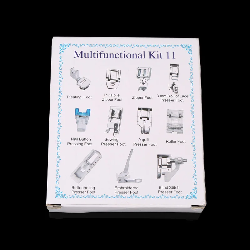 505A Special Presser Foot Set For Household Multifunctional Sewing Machine Presser Foot, 11pieces/Set Sewing Machine Accessories
505A Special Presser Foot Set For Household Multifunctional Sewing Machine Presser Foot, 11pieces/Set Sewing Machine Accessories