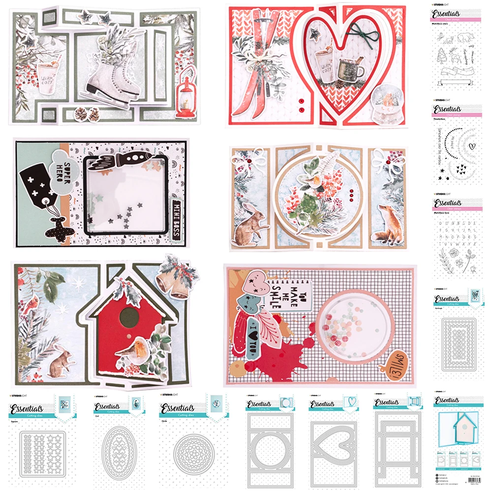 New Metal Cutting Dies Stamps Matchbox Stars Love Rectangle square Oval Heart bird House Punch Mold Diy Scrapbooking Paper Card
New Metal Cutting Dies Stamps Matchbox Stars Love Rectangle square Oval Heart bird House Punch Mold Diy Scrapbooking Paper Card