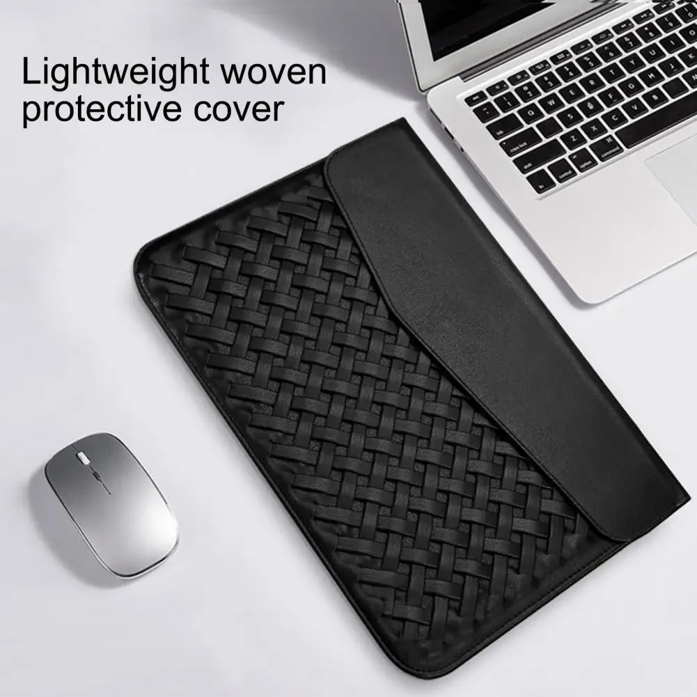 Laptop Sleeve Large Capacity Waterproof Faux Leather Notebook Liner Sleeve Bag for Macbook Air/Pro
Laptop Sleeve Large Capacity Waterproof Faux Leather Notebook Liner Sleeve Bag for Macbook Air/Pro