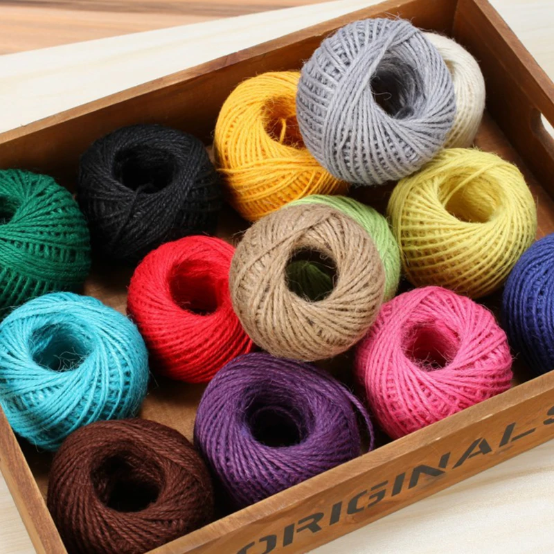 30M 2mm Natural Burlap Jute Twine Cord Hemp Rope Gift Packaging Hessian String Scrapbooking DIY Woven Crafts Wedding Home Decor
30M 2mm Natural Burlap Jute Twine Cord Hemp Rope Gift Packaging Hessian String Scrapbooking DIY Woven Crafts Wedding Home Decor