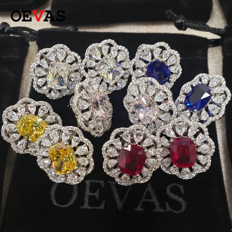 Oetas сверкающий топаз сапфировый Рубин создан Moissanite высокоуглеродные серьги-гвоздики со стразами 100% 925 пробы серебряные ювелирные изделия
Oetas сверкающий топаз сапфировый Рубин создан Moissanite высокоуглеродные серьги-гвоздики со стразами 100% 925 пробы серебряные ювелирные изделия