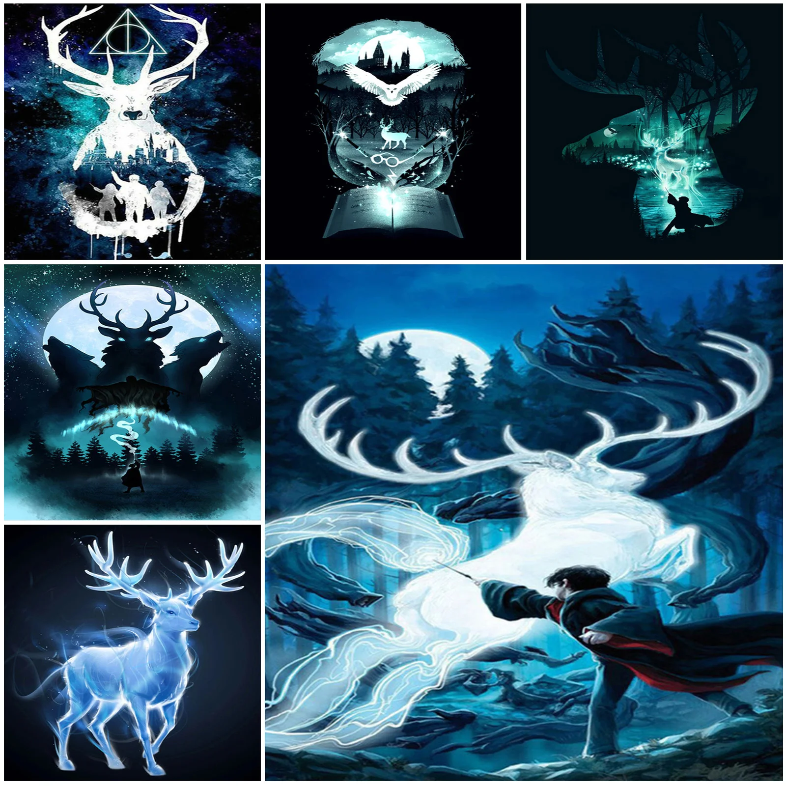 5D Diy Diamond Painting Animal Deer eagle Full Square Cross Stitch Diamond Embroidery Harry Round Drill Home Decor Needlework 
5D Diy Diamond Painting Animal Deer eagle Full Square Cross Stitch Diamond Embroidery Harry Round Drill Home Decor Needlework