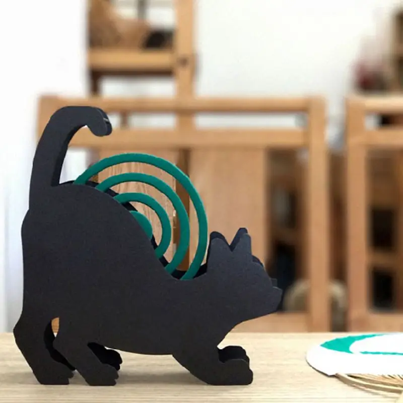 Cat Shape Mosquito Coil Rack Repellent Coils Incense Iron Stand Rack Holder Home Decor Ornaments P82C
Cat Shape Mosquito Coil Rack Repellent Coils Incense Iron Stand Rack Holder Home Decor Ornaments P82C