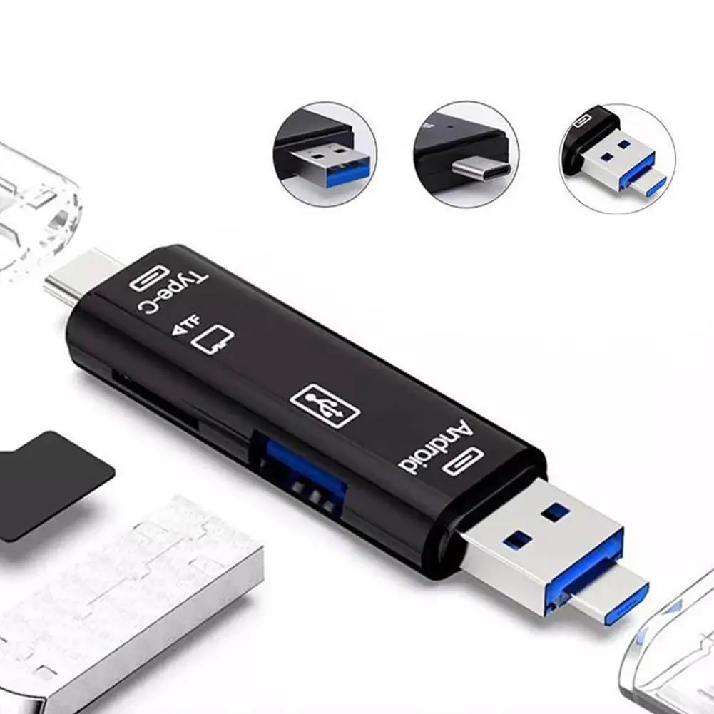 Card Reader USB 2.0 Type C To SD Micro SD TF Adapter For Laptop Accessories OTG Card Reader Smart Memory SD Card Reader
Card Reader USB 2.0 Type C To SD Micro SD TF Adapter For Laptop Accessories OTG Card Reader Smart Memory SD Card Reader