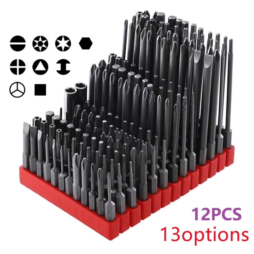 12 Pcs Hex Head Allen Wrench Drill Bits Set 50mm 75mm 100mm Allen Screwdriver Bits Magnetic Tip Hex Key Screwdriver Socket Bits
12 Pcs Hex Head Allen Wrench Drill Bits Set 50mm 75mm 100mm Allen Screwdriver Bits Magnetic Tip Hex Key Screwdriver Socket Bits