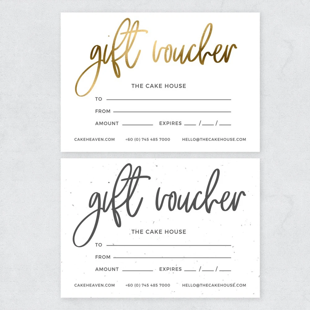 Custom 100 CARDS Gold Gift Voucher/ Gift Certificate / Gift Cards / Shop Voucher / Customisable Gift Voucher
Custom 100 CARDS Gold Gift Voucher/ Gift Certificate / Gift Cards / Shop Voucher / Customisable Gift Voucher