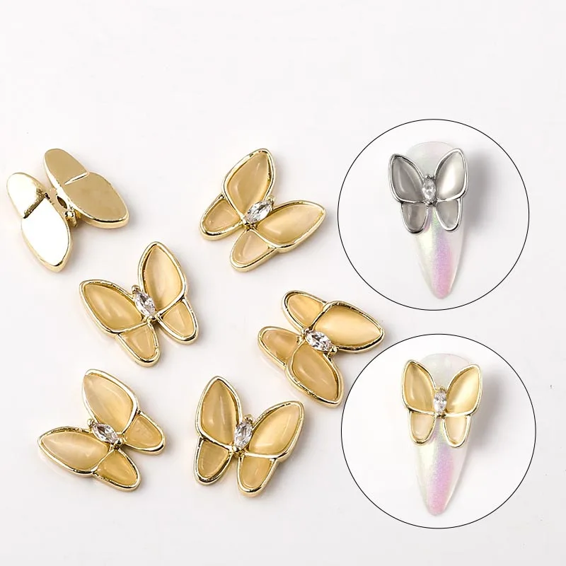 10PCS Luxury Gold-Silver Zircon Stone Different Shapes Butterfly Bow Metal Charms Metal Deco Charms Nail Art Z61-67 opal bow
10PCS Luxury Gold-Silver Zircon Stone Different Shapes Butterfly Bow Metal Charms Metal Deco Charms Nail Art Z61-67 opal bow