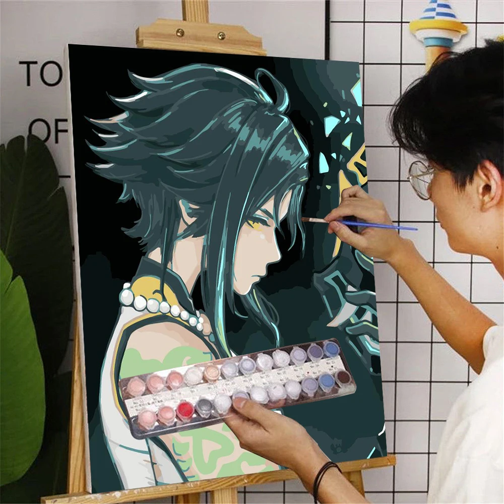 Genshin Impact Game Manga Anime Poster DIY Painting by Numbers Home Decoration Calligraphy Art Painting Canvas Wall Painting
Genshin Impact Game Manga Anime Poster DIY Painting by Numbers Home Decoration Calligraphy Art Painting Canvas Wall Painting