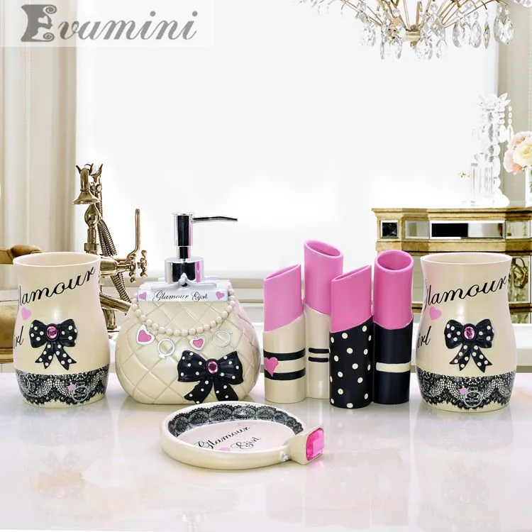 5pcs/set Resin Bathroom Accessories Kit Wash Sets Wedding Bathroom Supplies Suite Home Accessories Toothbrush Holder Tray
5pcs/set Resin Bathroom Accessories Kit Wash Sets Wedding Bathroom Supplies Suite Home Accessories Toothbrush Holder Tray