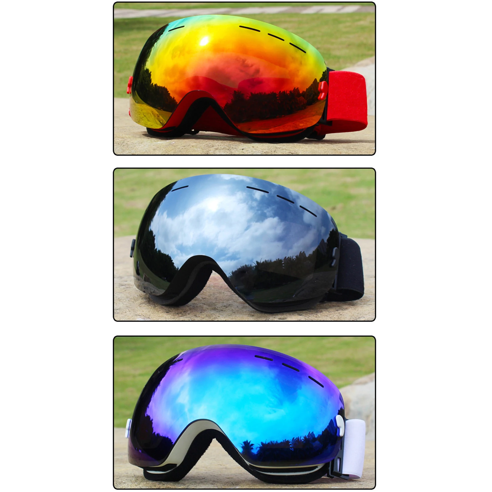 100% Brand New And High Quality Ski Goggles Winter Snowboard Snowmobile Anti Fog Anti-UV Over Glasses Goggles For Men Women
100% Brand New And High Quality Ski Goggles Winter Snowboard Snowmobile Anti Fog Anti-UV Over Glasses Goggles For Men Women