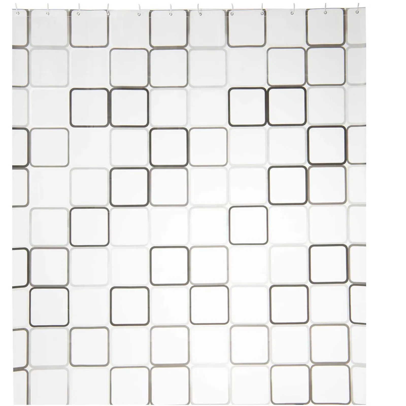 Shower Curtain PEVA Waterproof Washable Bath Curtain with 12 Curtain Rings White Simple Pattern Design 180x200cm PLDI889
Shower Curtain PEVA Waterproof Washable Bath Curtain with 12 Curtain Rings White Simple Pattern Design 180x200cm PLDI889