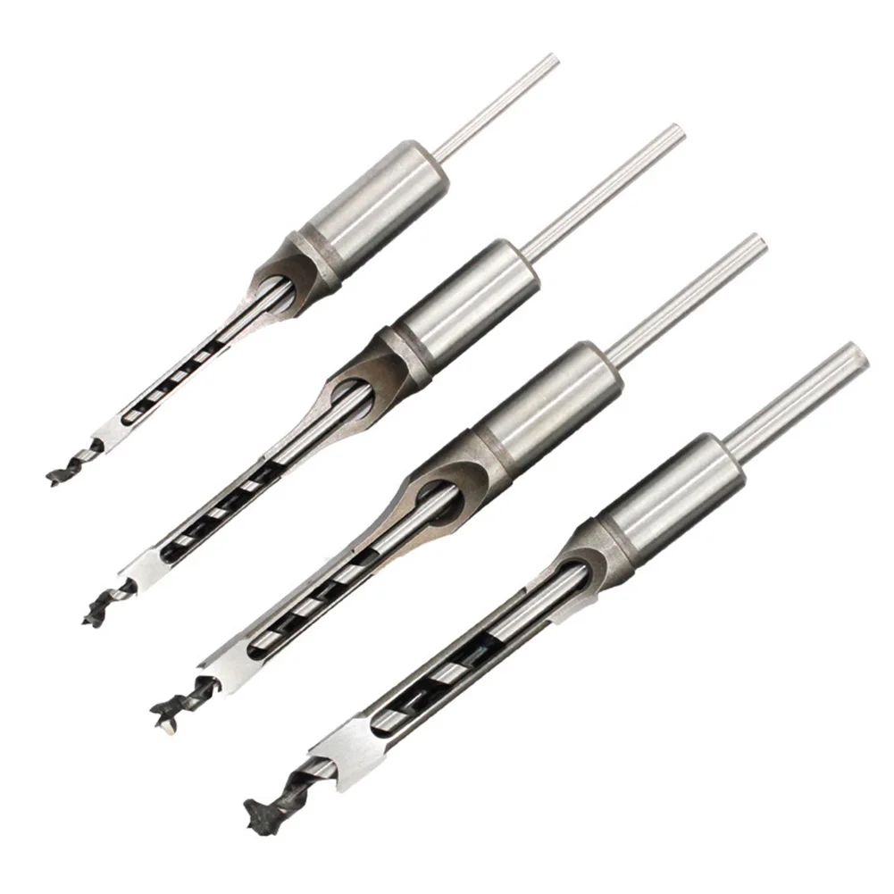 4pcs/Set Woodworking Square Hole Drill Bits Wood Mortise Mortising Chisel Kit Power Tool Air Tool Accessories 1*Square-hole
4pcs/Set Woodworking Square Hole Drill Bits Wood Mortise Mortising Chisel Kit Power Tool Air Tool Accessories 1*Square-hole