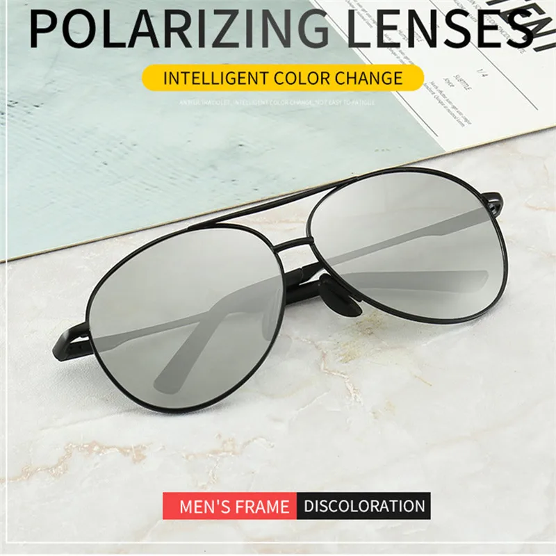 Lantzena Мужские Винтажные алюминиевые поляризованные солнцезащитные очки