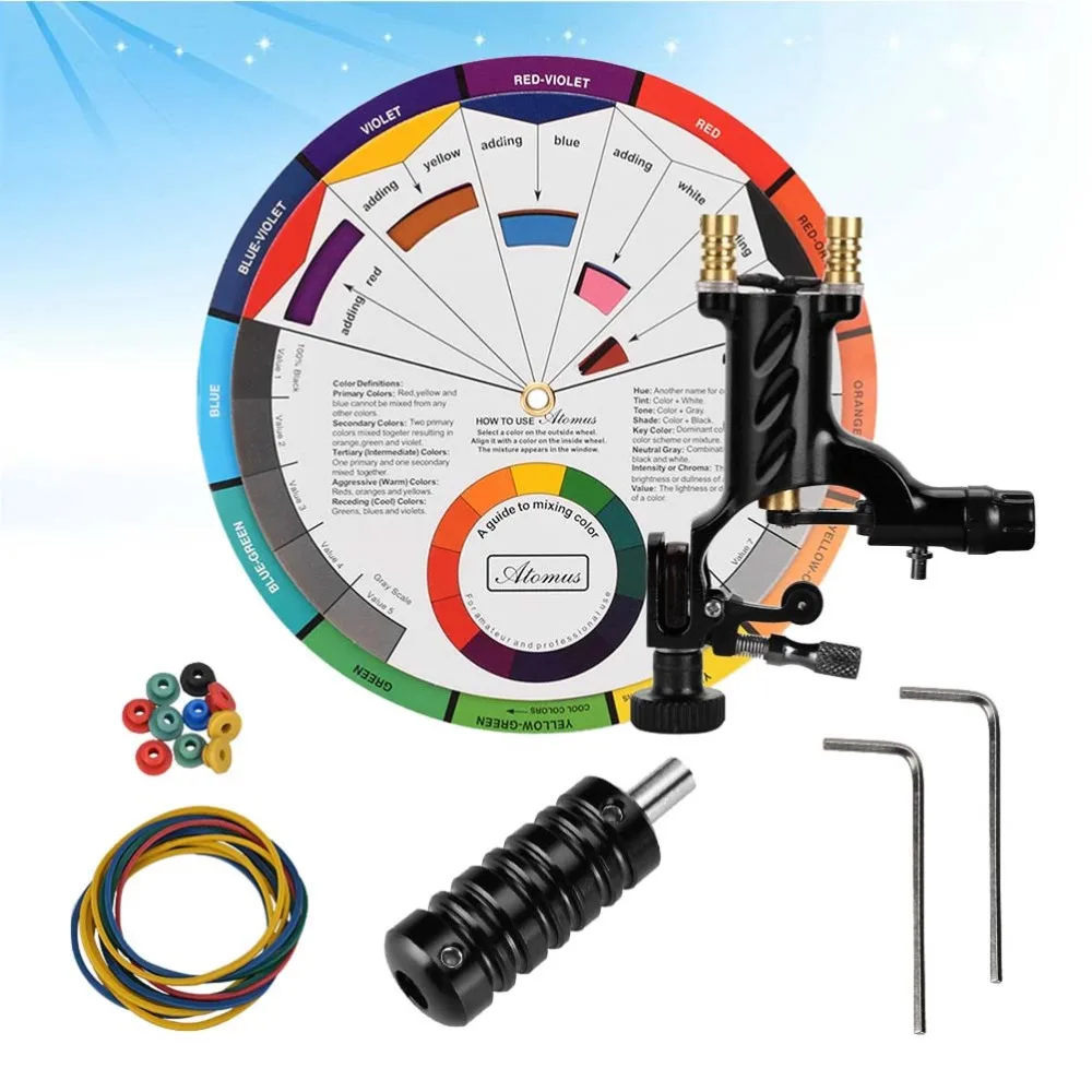 1 Set of Alloy Delineating Rotary Motor Machine Multifunction Lower Noise Liner Shader with Color Circle for Begin
1 Set of Alloy Delineating Rotary Motor Machine Multifunction Lower Noise Liner Shader with Color Circle for Begin