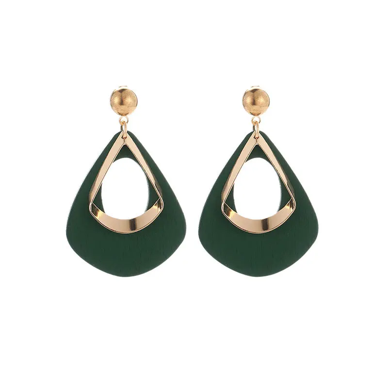 Retro Water Drop Popular Wooden Earring Geometric Tassels Hollowed out Personalized Celebrity Style Women's Earrings
Retro Water Drop Popular Wooden Earring Geometric Tassels Hollowed out Personalized Celebrity Style Women's Earrings