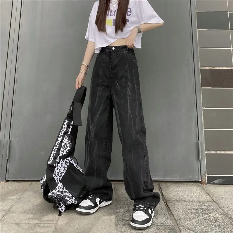 Fashion Autumn Straight Leg Jeans Women High Waist Slim Loose Autumn Winter Pants Casual Hip Hop Washed Fashion Solid Trousers
Fashion Autumn Straight Leg Jeans Women High Waist Slim Loose Autumn Winter Pants Casual Hip Hop Washed Fashion Solid Trousers