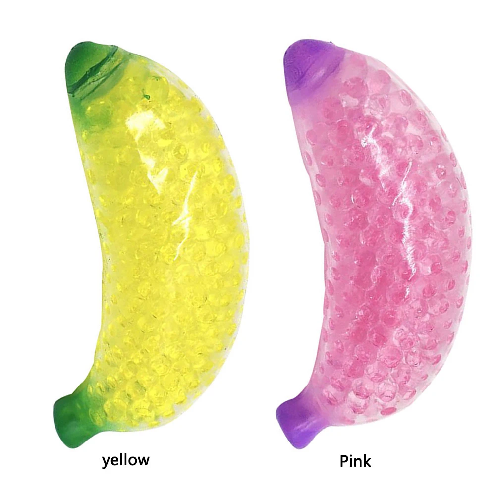 Squeeze Toys Fruit Banana Soft Bead Bubbles Ball Stress Relief Toy Simulation Fruit Banana Decompression Tool for Child Adult
Squeeze Toys Fruit Banana Soft Bead Bubbles Ball Stress Relief Toy Simulation Fruit Banana Decompression Tool for Child Adult