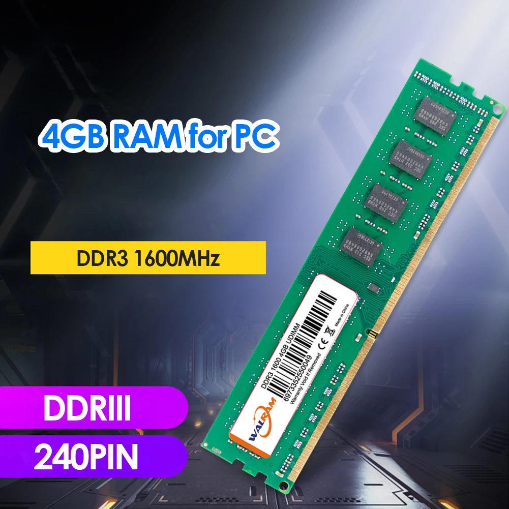 Модуль памяти RAM 240 Pin 4 ГБ DDR3 DDRIII 1600 МГц, плата хранения, совместимая Компьютерная память для ноутбука, настольного ПК
Модуль памяти RAM 240 Pin 4 ГБ DDR3 DDRIII 1600 МГц, плата хранения, совместимая Компьютерная память для ноутбука, настольного ПК