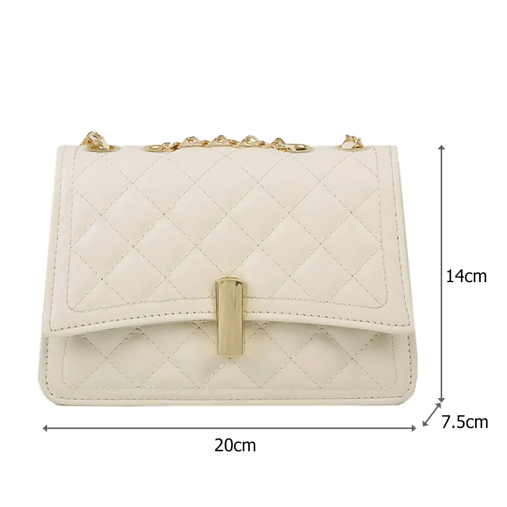 Fashion Lattice Pattern Crossbody Handbag Women PU Leather Solid Color Messenger Bags Casual Travel Simple Female Shoulder Pouch
Fashion Lattice Pattern Crossbody Handbag Women PU Leather Solid Color Messenger Bags Casual Travel Simple Female Shoulder Pouch