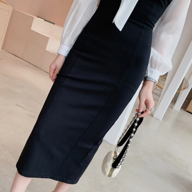 Women's Long Sleeve Bodycon Dress 2021 Autumn Elegant Office Slim Sweet Patchwork
Women's Long Sleeve Bodycon Dress 2021 Autumn Elegant Office Slim Sweet Patchwork