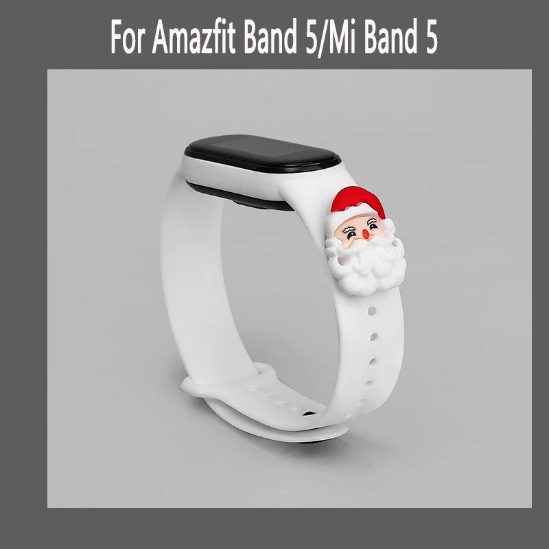 Cartoon Strap for xiaomi mi band 6 5 Amazfit Band 5 Silicone strap For xiaomi mi band 4 bracelet mi band 3 strap Christmas gift
Cartoon Strap for xiaomi mi band 6 5 Amazfit Band 5 Silicone strap For xiaomi mi band 4 bracelet mi band 3 strap Christmas gift