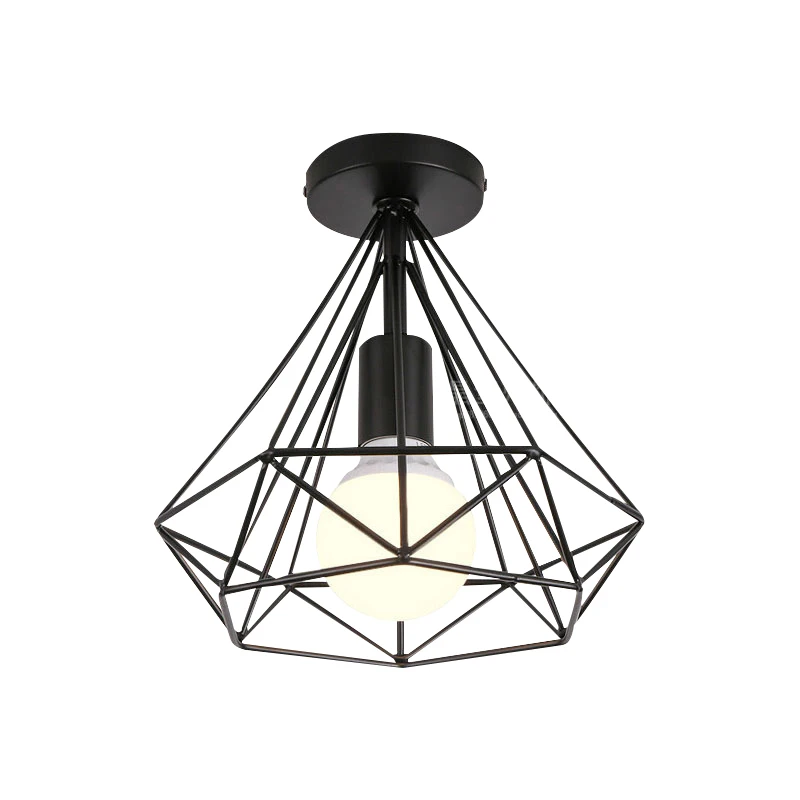 Ретро железа потолочный светильник проход балкон ромбовидный станок для потолочный светильник Винтаж балкон потолочный светильник для ку... 
Ретро железа потолочный светильник проход балкон ромбовидный станок для потолочный светильник Винтаж балкон потолочный светильник для ку...