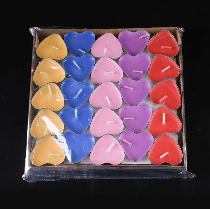 50pcs Heart Tea Lights Candle For Wedding Baby Shower Birthday Souvenirs Gifts Favor Home Hotal Decoration
50pcs Heart Tea Lights Candle For Wedding Baby Shower Birthday Souvenirs Gifts Favor Home Hotal Decoration