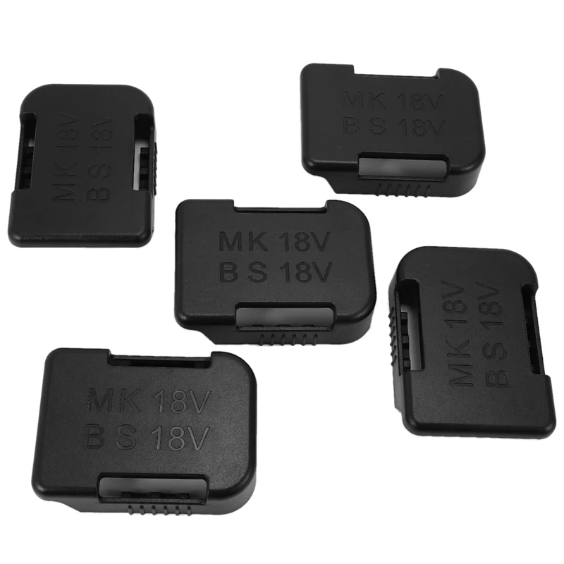 5Pcs 18V Battery Mounts Storage Shelf Rack Stand Holder Set for Makita Battery Protection Cover
5Pcs 18V Battery Mounts Storage Shelf Rack Stand Holder Set for Makita Battery Protection Cover