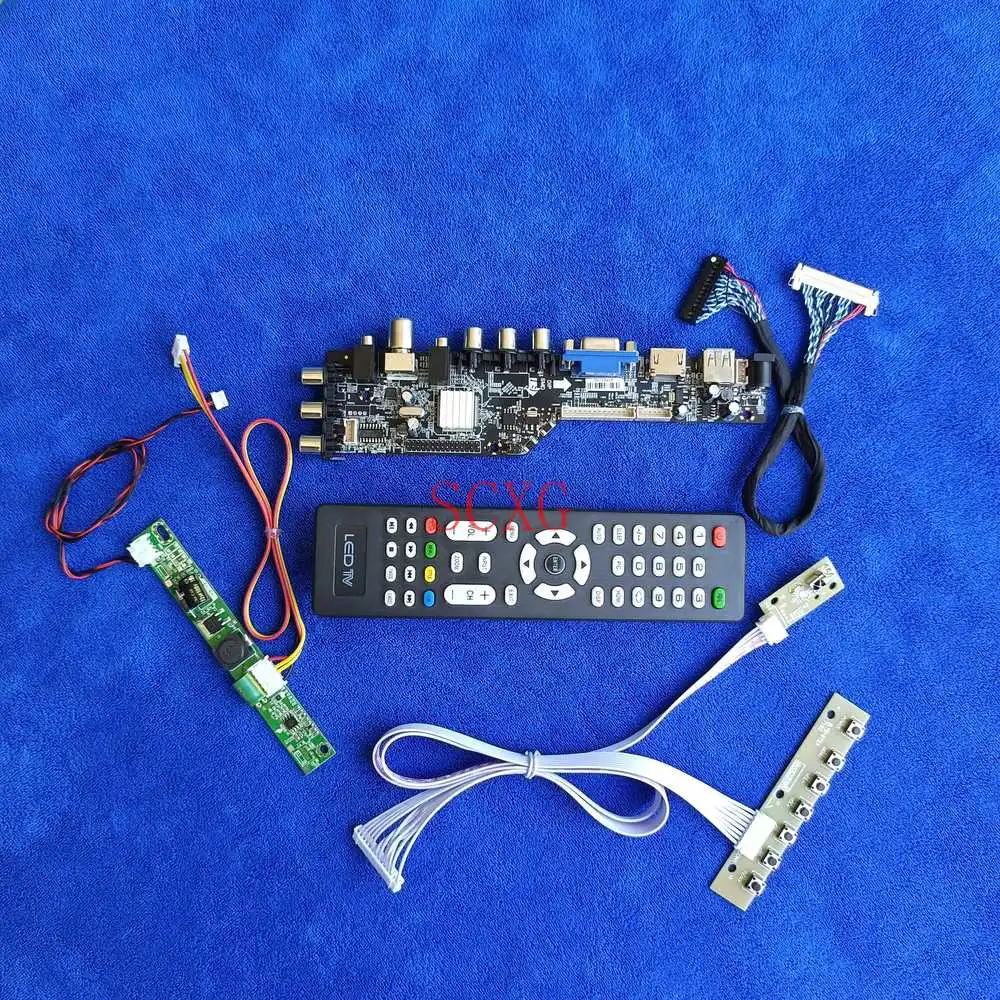 30 Pin LVDS HDMI-compatible VGA USB Signal Digital Matrix Controller Board LCD LED Fit LM190E09/LM190E0A/LM190E0C KIT 1280*1024
30 Pin LVDS HDMI-compatible VGA USB Signal Digital Matrix Controller Board LCD LED Fit LM190E09/LM190E0A/LM190E0C KIT 1280*1024