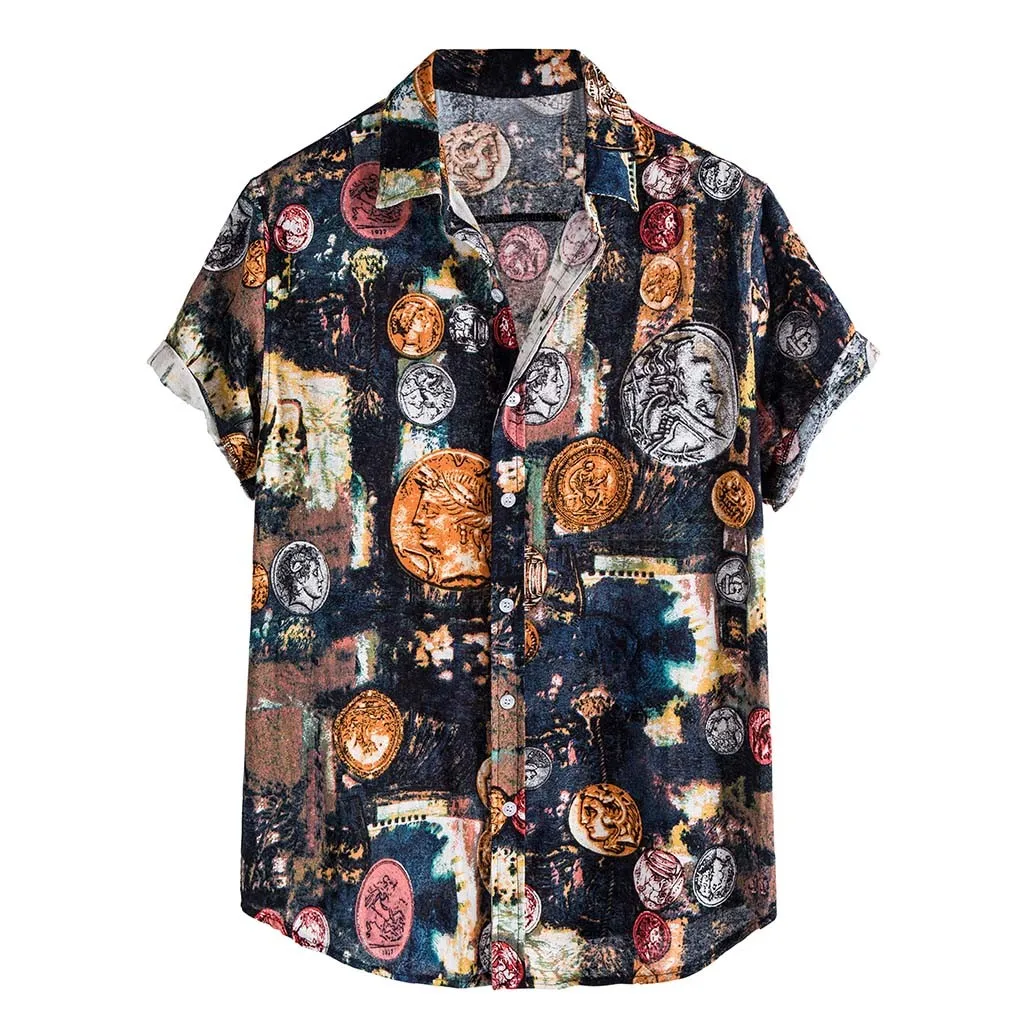 Summer Pure Cotton Mens Hawaiian Dress Shirt Loose Printed Short Sleeve Big Us Size Hawaii Flower Men Beach Floral Shirts
Summer Pure Cotton Mens Hawaiian Dress Shirt Loose Printed Short Sleeve Big Us Size Hawaii Flower Men Beach Floral Shirts