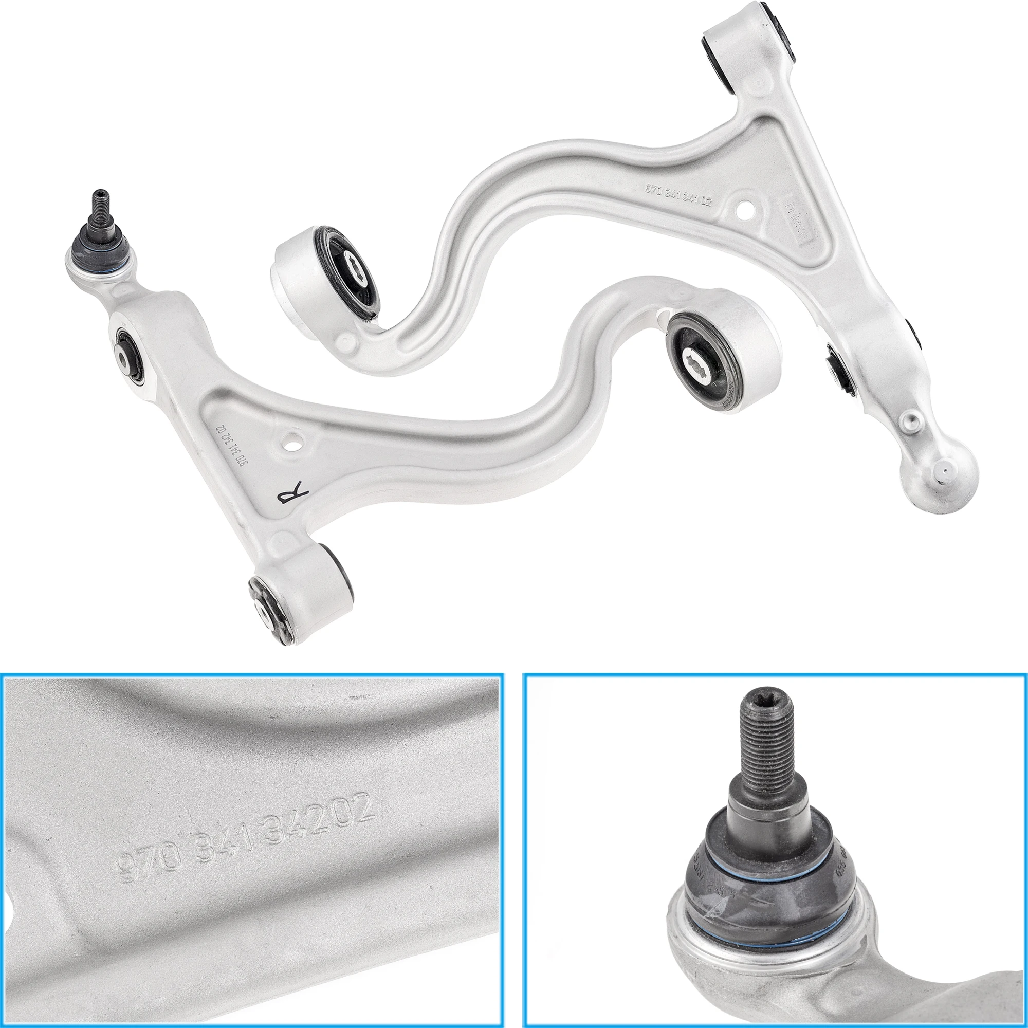 Set of Left & Right Lower Suspension Control Arms 970-341-054-04 970-341-053-04 For Porsche Panamera 2010-2014 3.0L 3.6L 4.8L
Set of Left & Right Lower Suspension Control Arms 970-341-054-04 970-341-053-04 For Porsche Panamera 2010-2014 3.0L 3.6L 4.8L