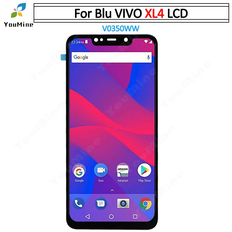 Фото 6 2 "для BLU Vivo xl 4 V0350WW ЖК-дисплей с сенсорным экраном дигитайзер панель замена