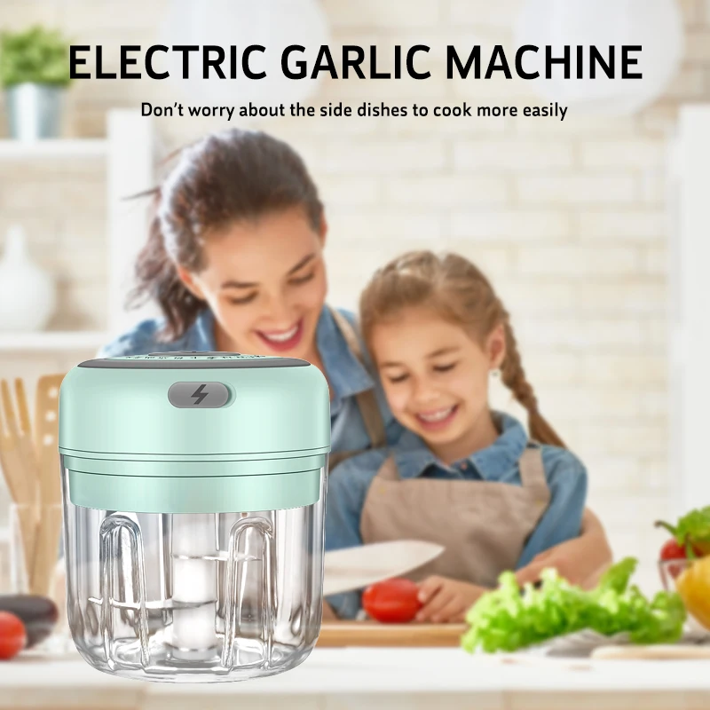 250/300ml Electric Durable Garlic Masher Garlic Press Vegetable Chili Meat Garlic Chopper Press USB Masher Machine Kitchen Gadge
250/300ml Electric Durable Garlic Masher Garlic Press Vegetable Chili Meat Garlic Chopper Press USB Masher Machine Kitchen Gadge