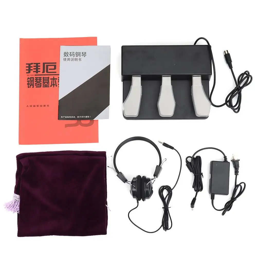 HAIBANG DL-100 88 key Electronic Organ Piano Velocitys-Sensitive Electric Keyboard 128 Polyphonic Electric Piano with Headphones
HAIBANG DL-100 88 key Electronic Organ Piano Velocitys-Sensitive Electric Keyboard 128 Polyphonic Electric Piano with Headphones
