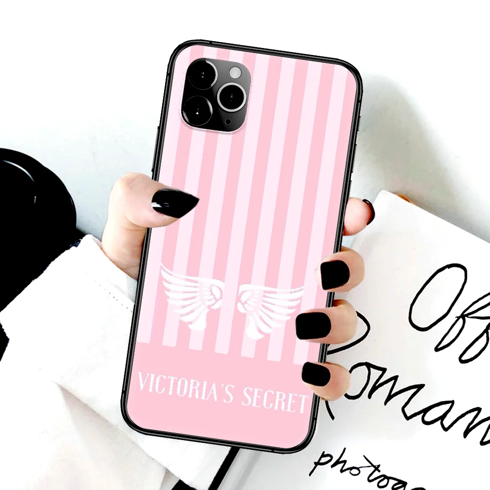 Pink VS Luxury Fashion Phone Case For Iphone 4 4s 5 5S SE 5C 6 6S 7 8 Plus X XS XR 11 12 Mini Pro Max 2020 black Waterproof Tpu
Pink VS Luxury Fashion Phone Case For Iphone 4 4s 5 5S SE 5C 6 6S 7 8 Plus X XS XR 11 12 Mini Pro Max 2020 black Waterproof Tpu